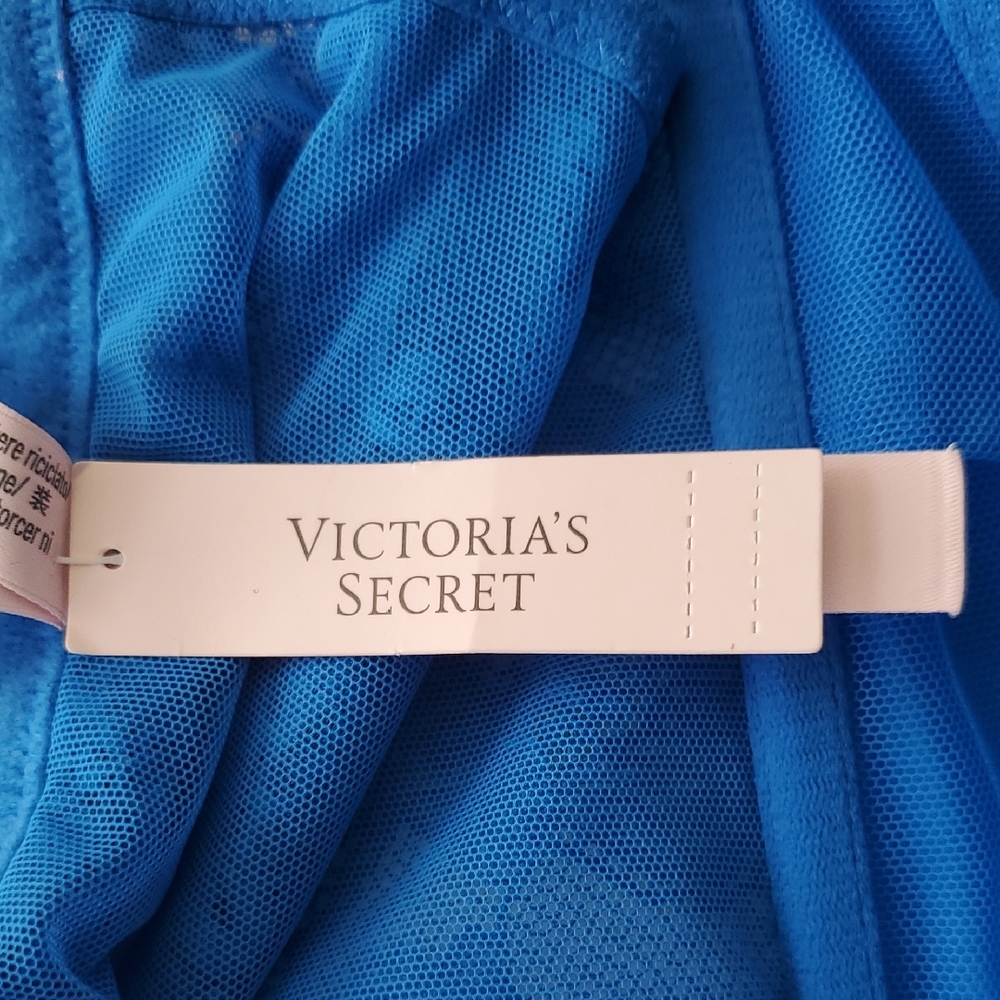 Nwt Victoria's Secret Push Up Blue Bra with Molded Cups - Picture 11 of 15